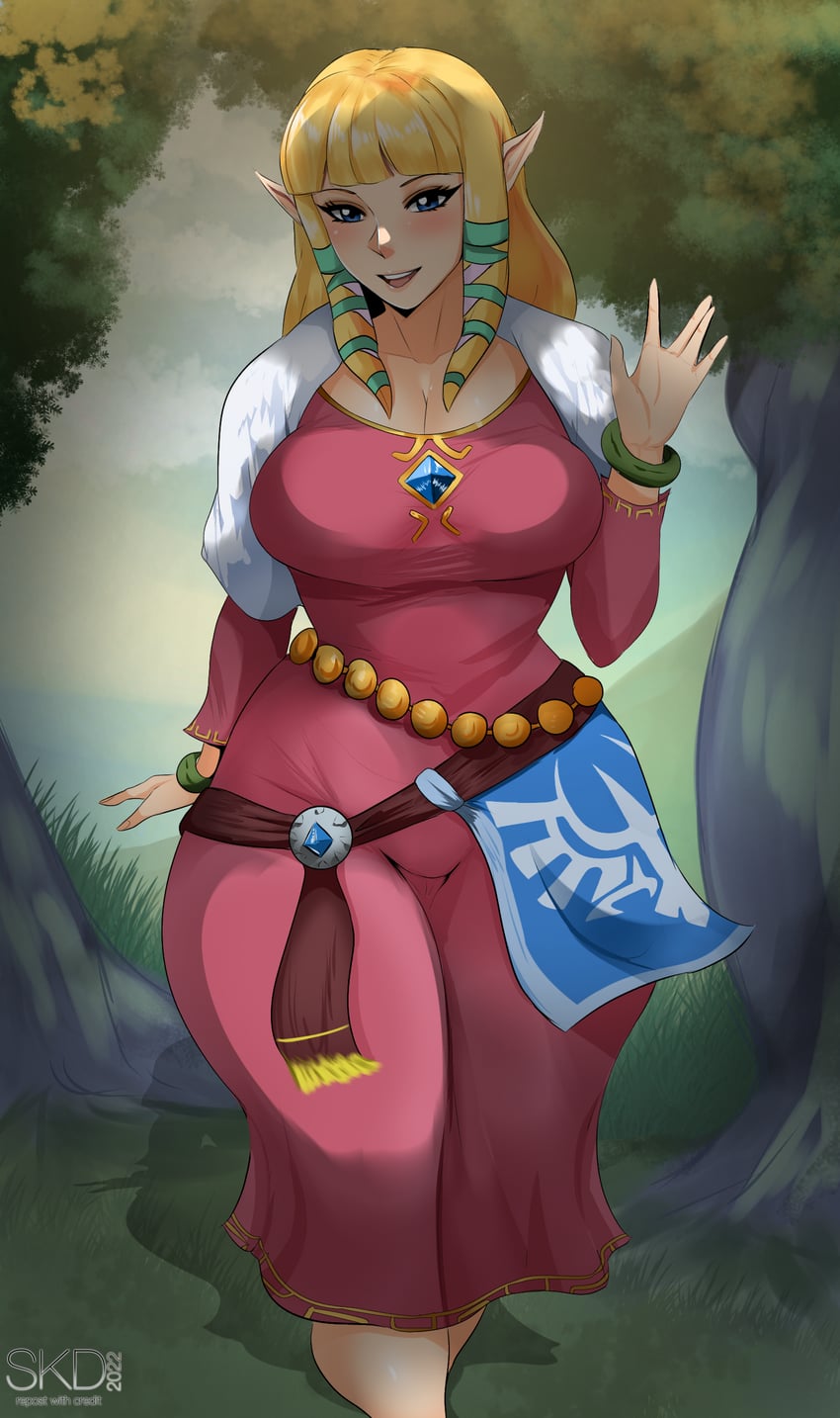 princess zelda (the legend of zelda and 1 more) drawn by skd_(durag_is_tired2553)