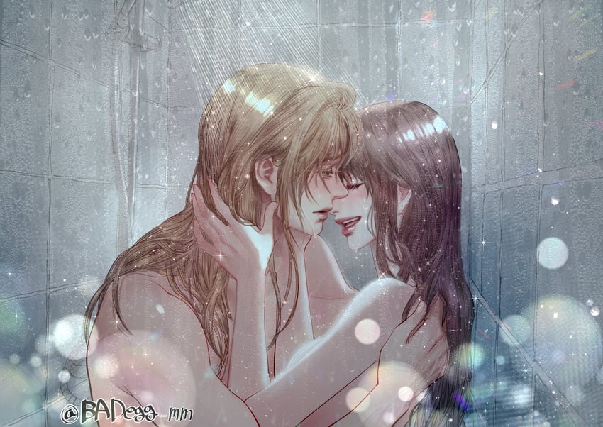 protagonist and vanderwood (susanghan messenger) drawn by badegg-mm
