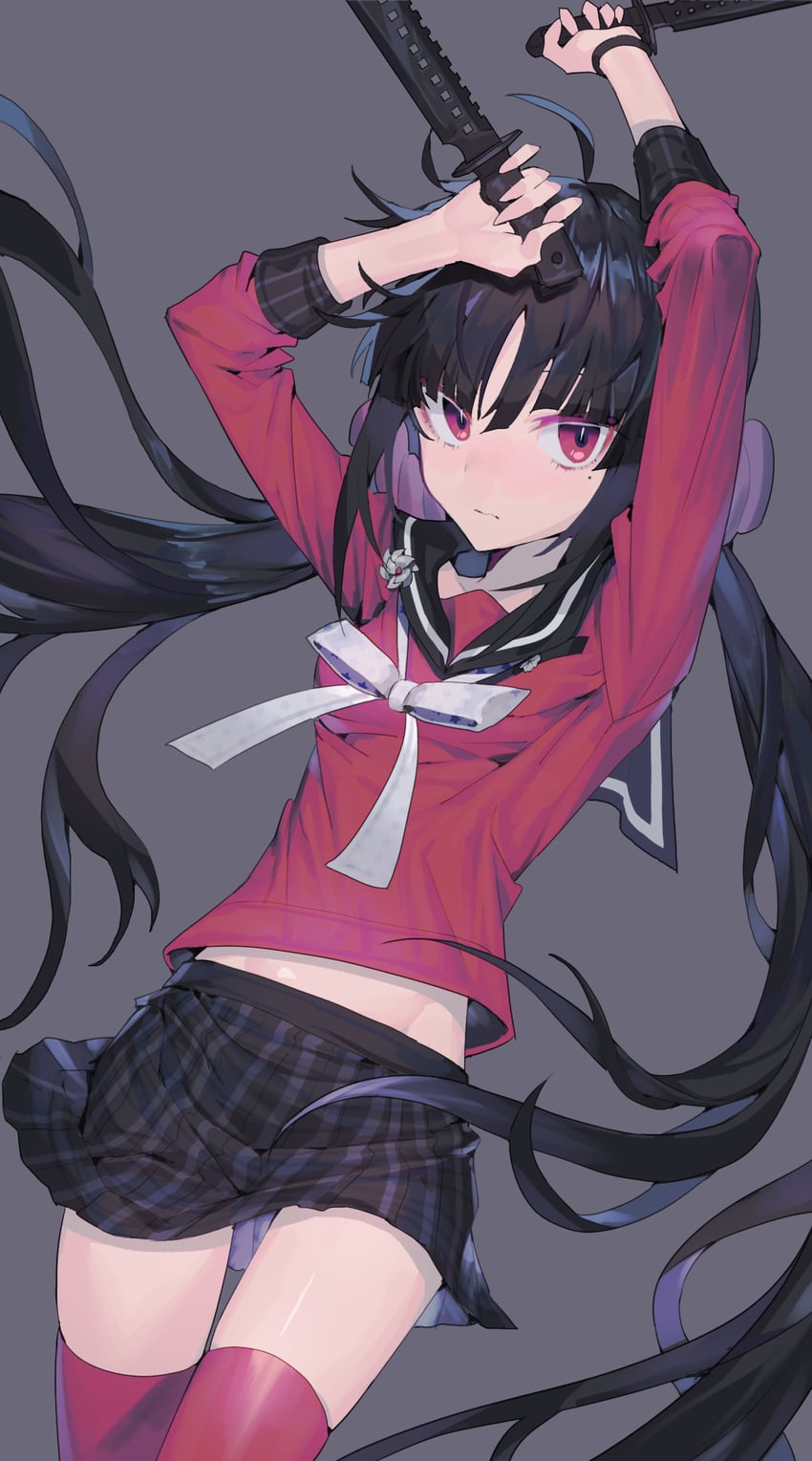 harukawa maki (danganronpa and 1 more) drawn by maratang