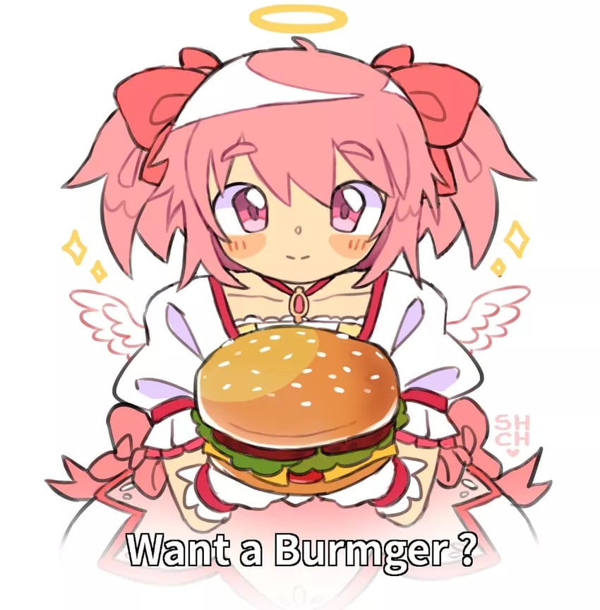 kaname madoka (mahou shoujo madoka magica) drawn by sharpycharot