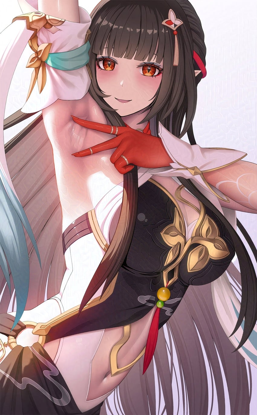 lingsha (honkai and 1 more) drawn by akano_murasaki