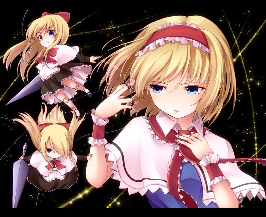 alice margatroid and shanghai doll (touhou) drawn by k-sk_style