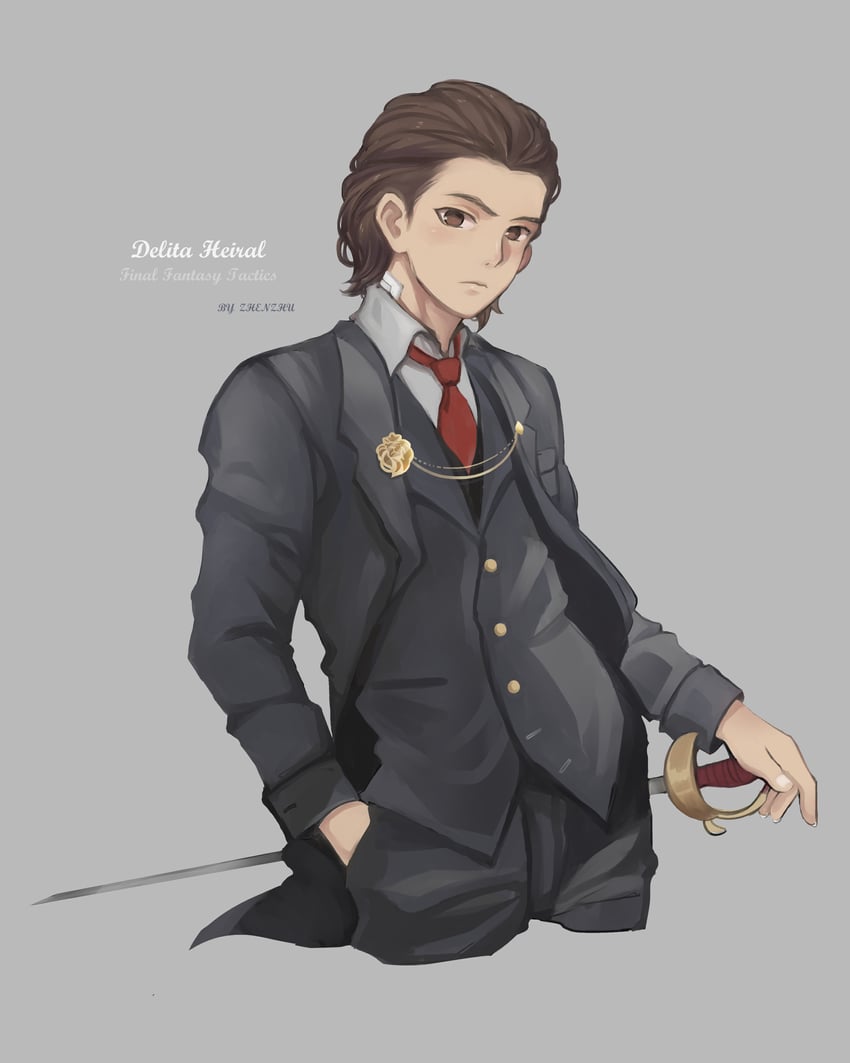 delita heiral (final fantasy and 1 more) drawn by zhenzhu_zoldyck