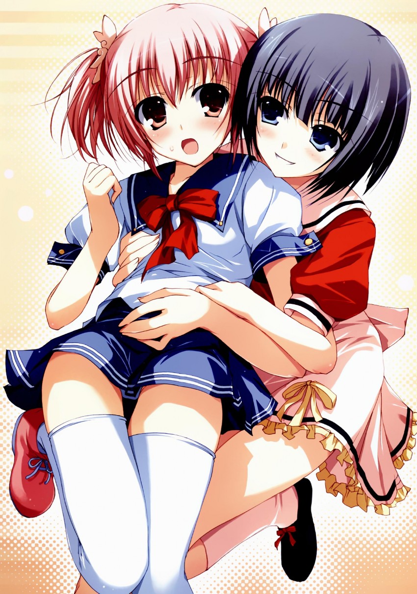 aizawa tobari and hazumi kotori (fairchild) drawn by tomose_shunsaku