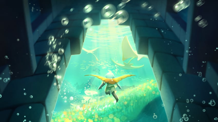 sky: children of the light drawn by reed and waytooemily