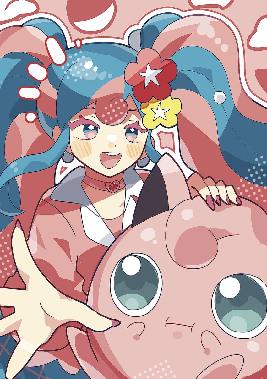 hatsune miku, jigglypuff, and fairy miku (pokemon and 2 more) drawn by anidler91