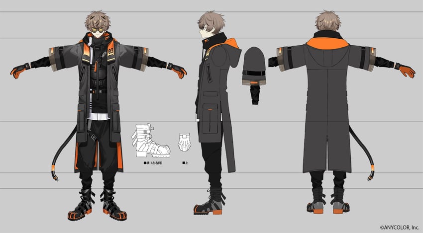 alban knox (nijisanji and 1 more) drawn by itefu