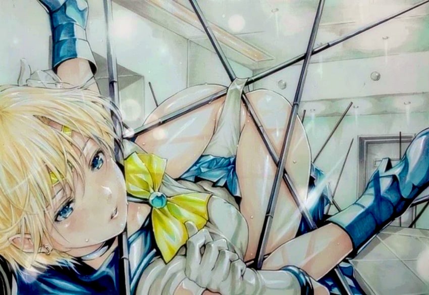 ten'ou haruka and sailor uranus (bishoujo senshi sailor moon) drawn by katsu_(24791909)