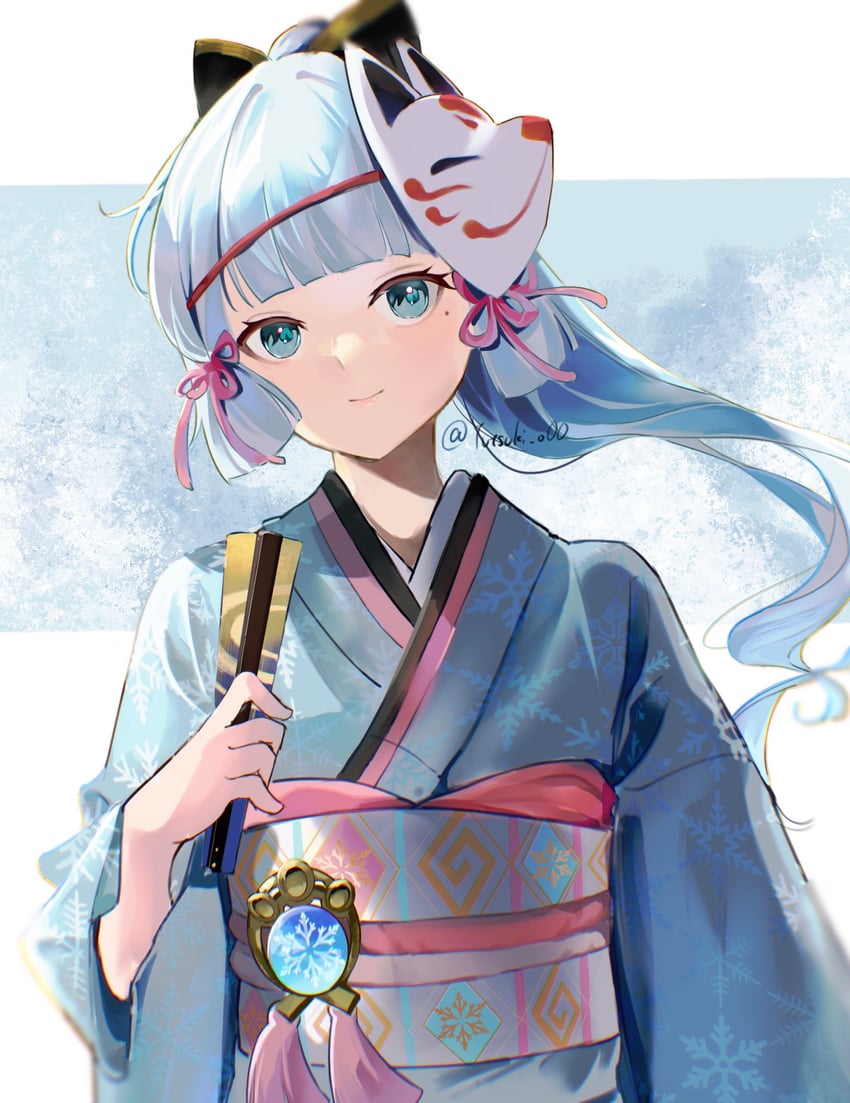 kamisato ayaka (genshin impact) drawn by stella_(105_yoru)
