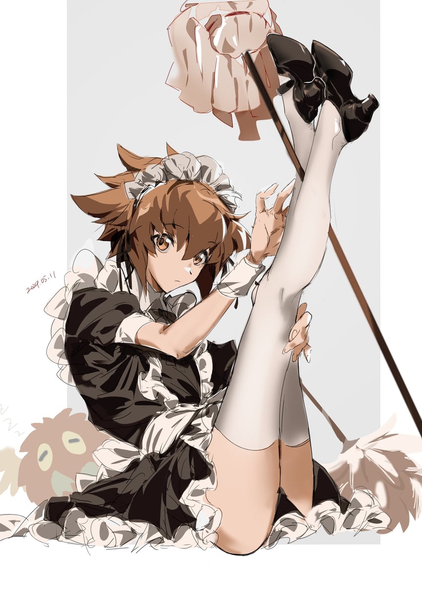 yuki judai and kuriboh (yu-gi-oh! and 1 more) drawn by sake_ygo