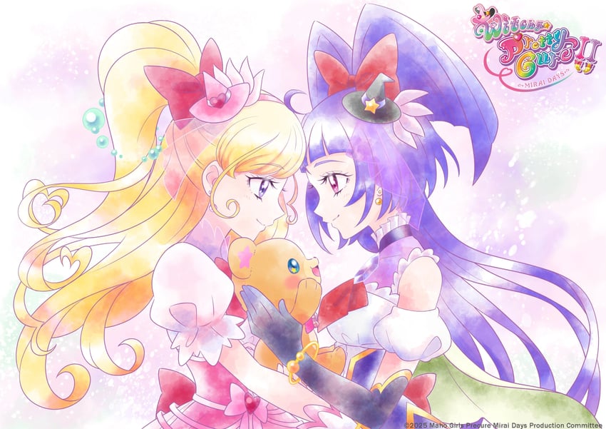 asahina mirai, izayoi liko, cure miracle, cure magical, and mofurun (precure and 2 more)