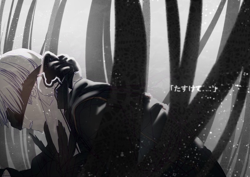 2b and 9s (nier and 1 more) drawn by aki663