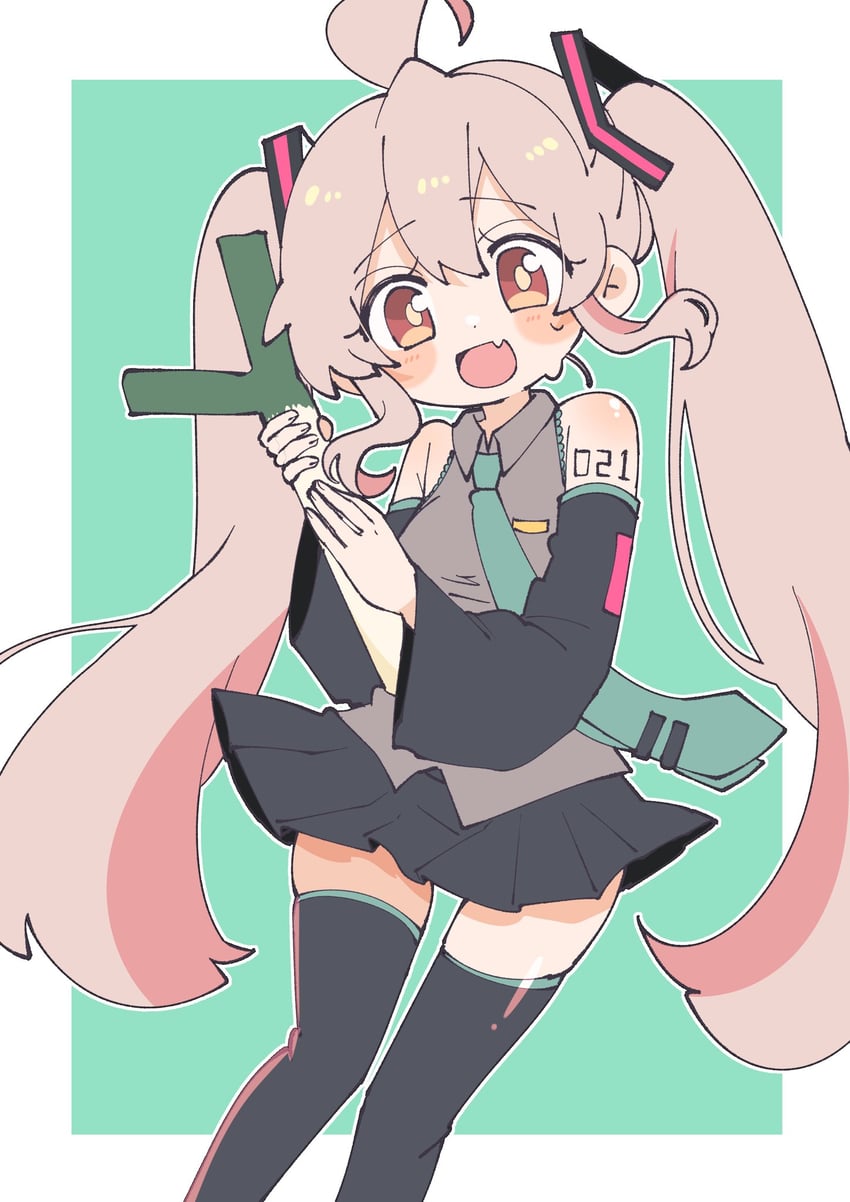 hatsune miku and oyama mahiro (vocaloid and 1 more) drawn by 09hkr
