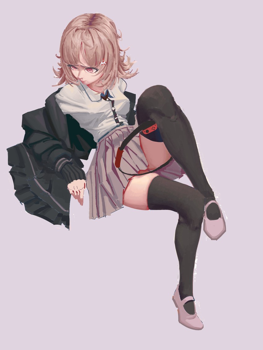 nanami chiaki (danganronpa and 3 more) drawn by da_ada