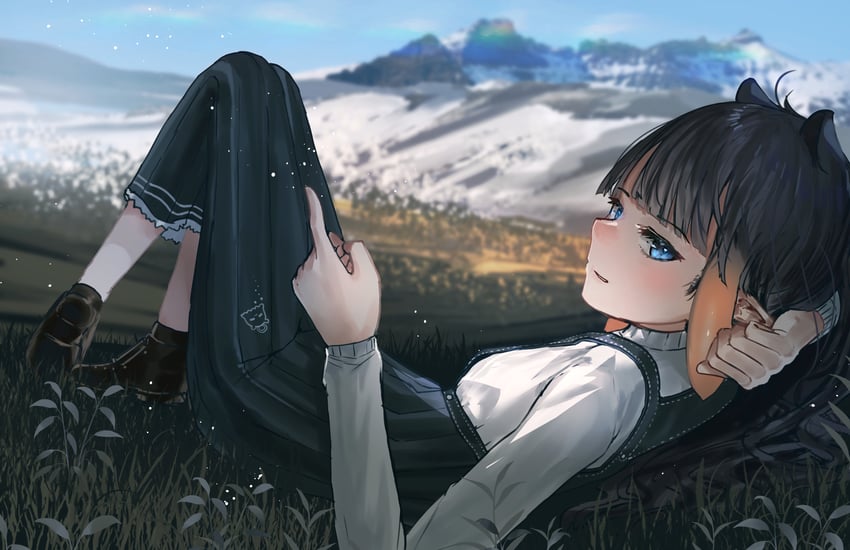 ninomae ina'nis (hololive and 1 more) drawn by advarcher