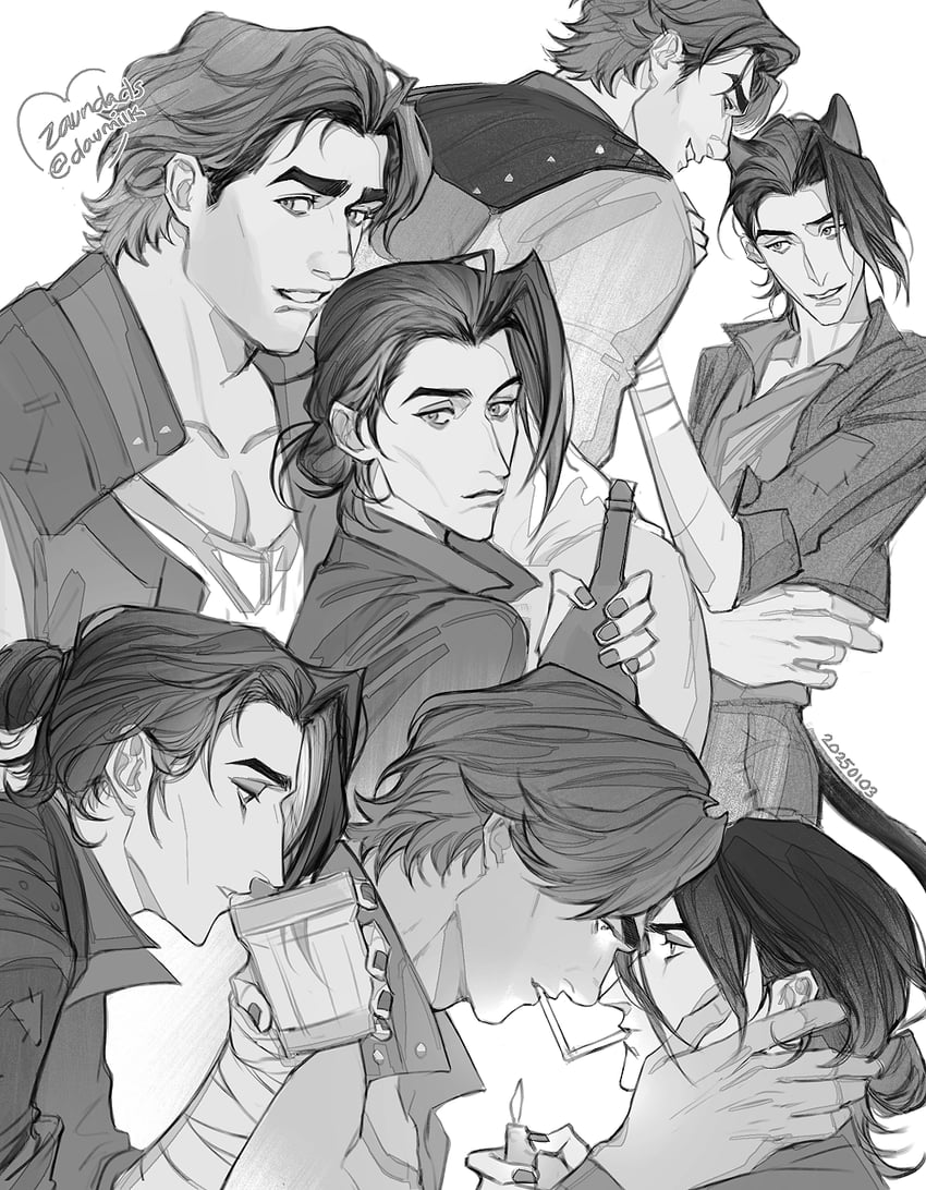 silco and vander (league of legends and 1 more) drawn by shuaitofu