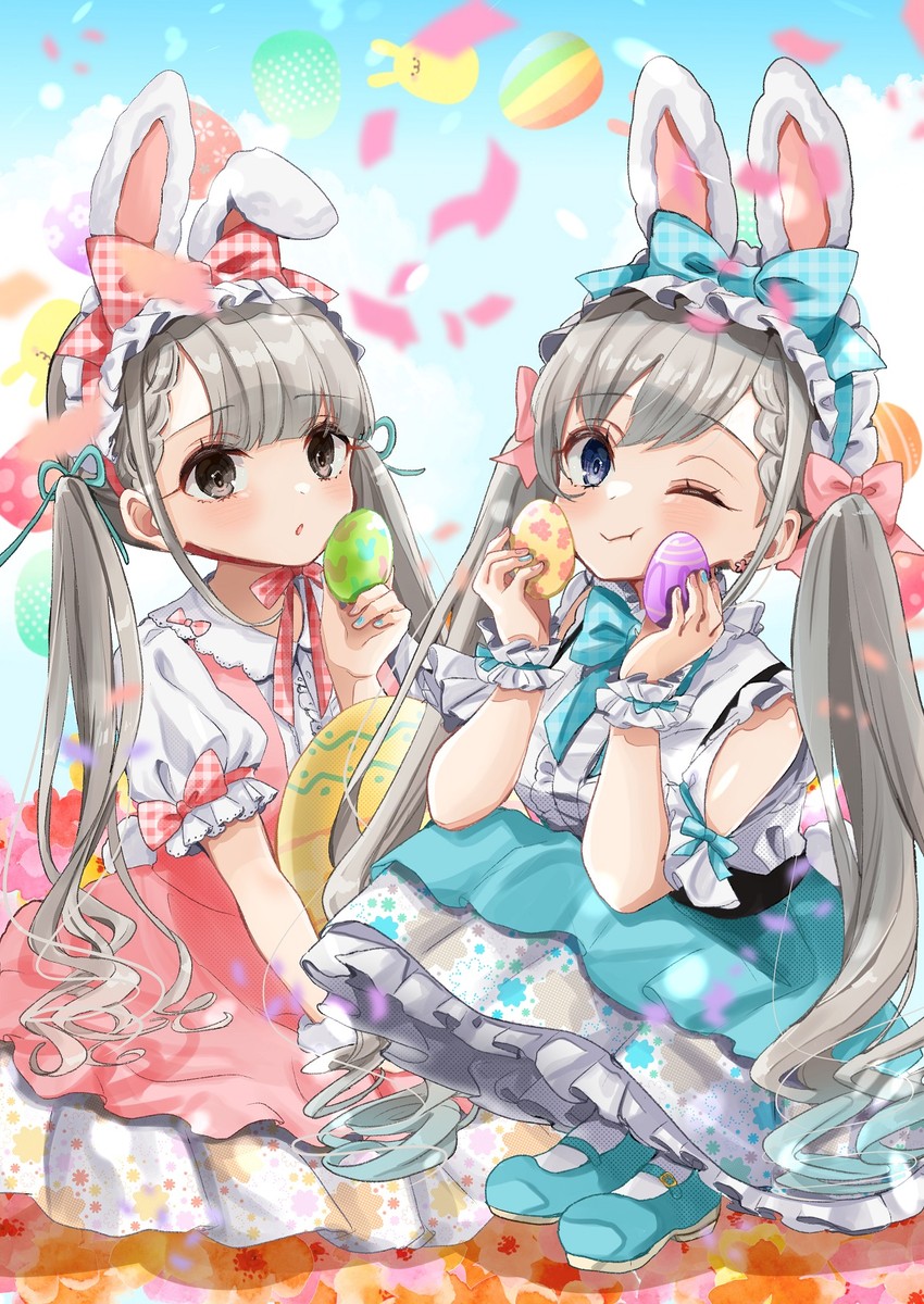 hisakawa hayate and hisakawa nagi (idolmaster and 2 more) drawn by rino_cnc