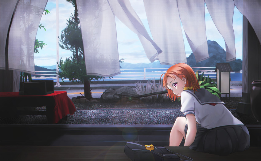 takami chika (love live! and 1 more) drawn by meda