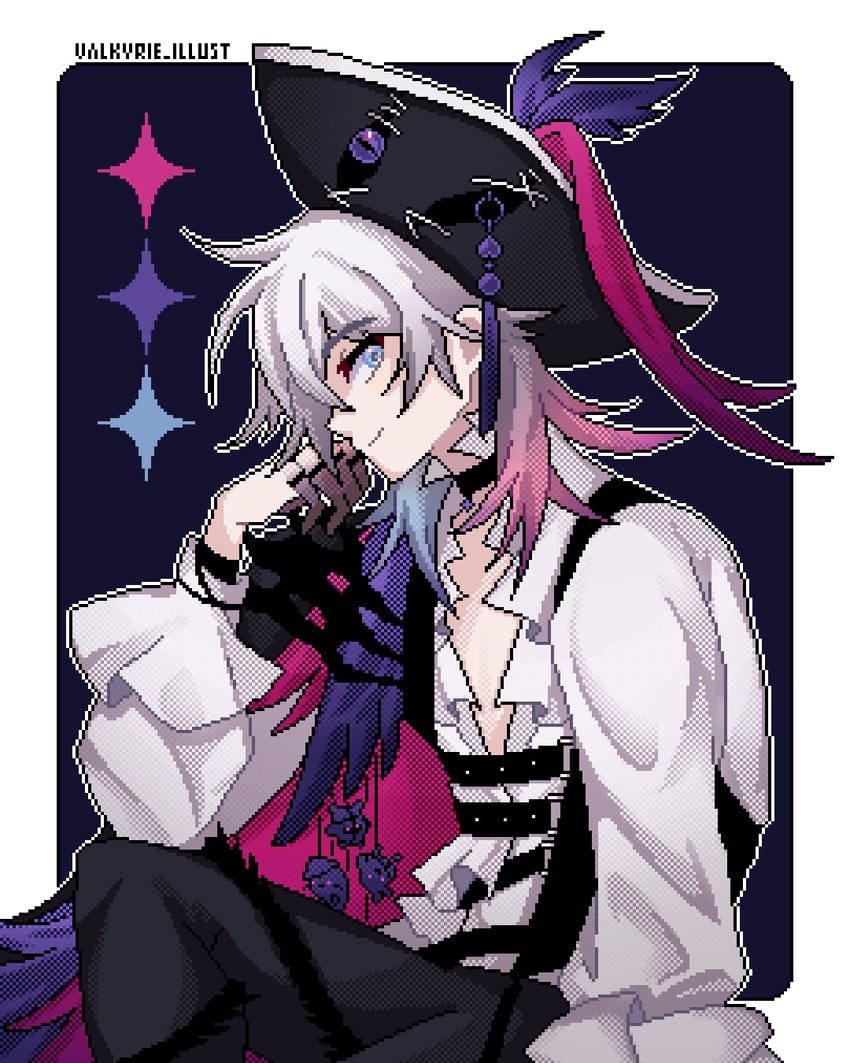 gavis bettel (holostars and 1 more) drawn by valkyrie_illust