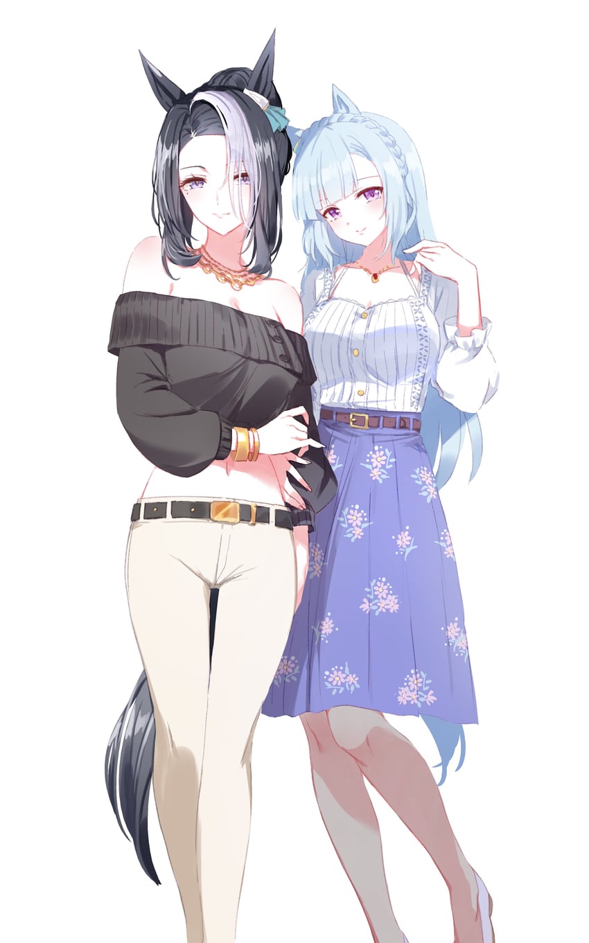 mejiro ardan and mejiro ramonu (umamusume) drawn by romi_(346_ura)