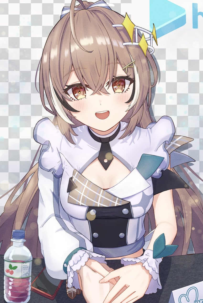 nanashi mumei (hololive and 1 more) drawn by chahanramen
