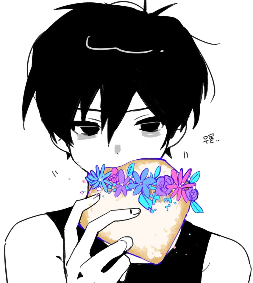 omori and basil (omori) drawn by omori_0614
