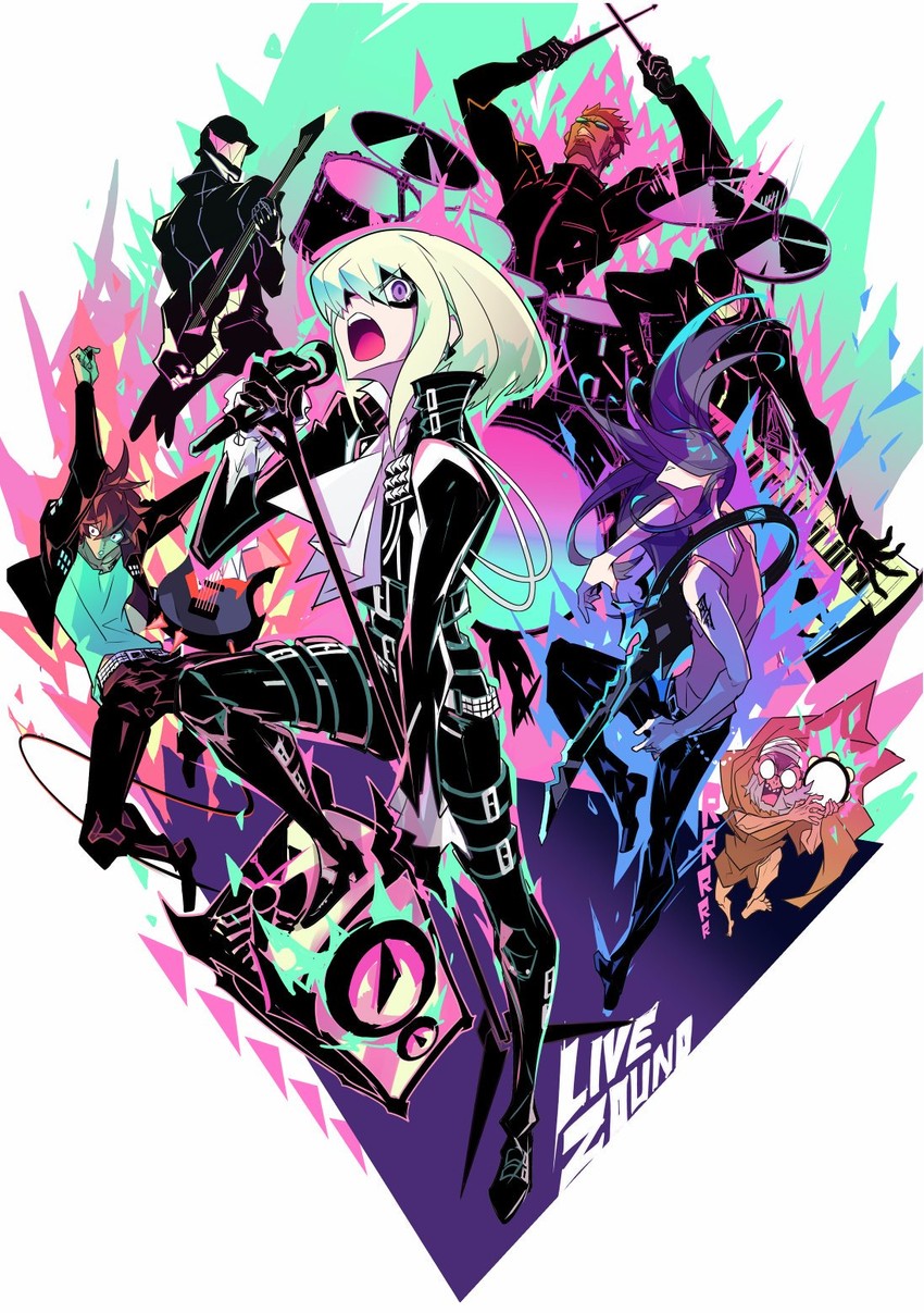 lio fotia, gueira, and meis (promare) drawn by manbou_no_ane
