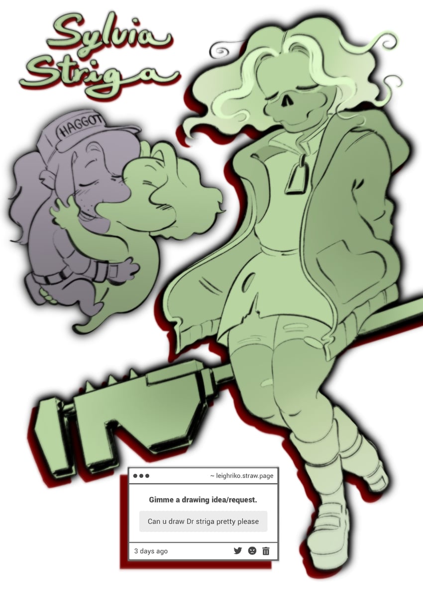 baba yaga and dr. striga (awaria) drawn by leigh-chan