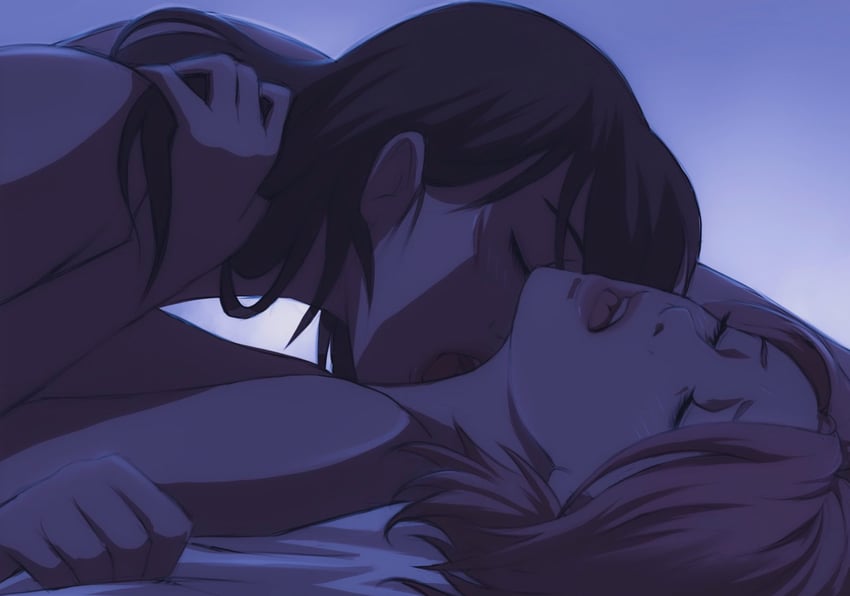 mikasa ackerman and hitch dreyse (shingeki no kyojin) drawn by okonomiyaky_art