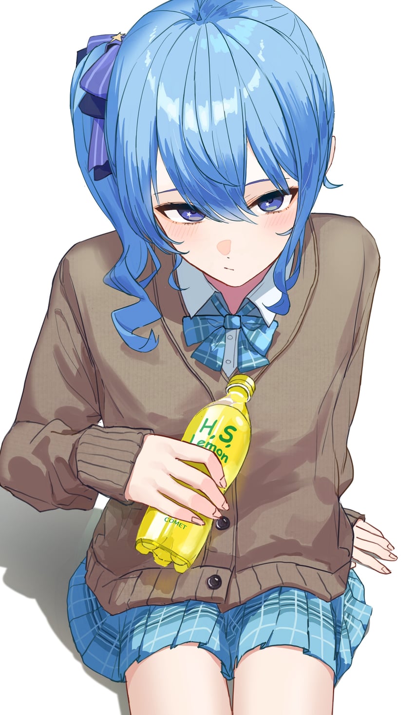 hoshimachi suisei (hololive and 1 more) drawn by tagosaku_(tatsukiuma0329)