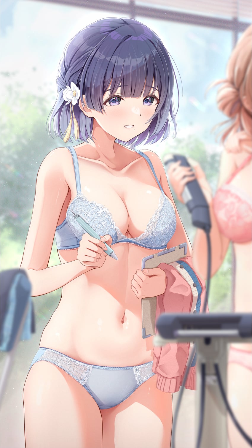 hanami ume and hataya misuzu (idolmaster and 1 more) drawn by fujinomiya_rio