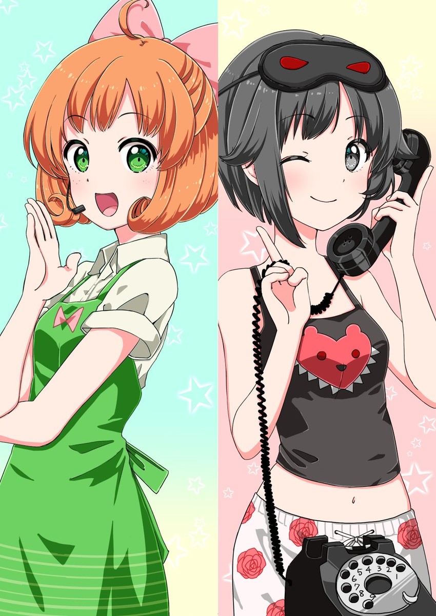 ruby rose and penny polendina (rwby) drawn by moromoimaru