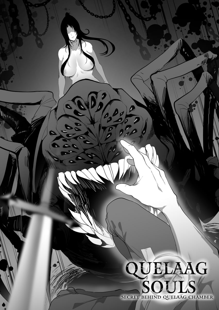 chaos witch quelaag (dark souls and 1 more) drawn by hukii