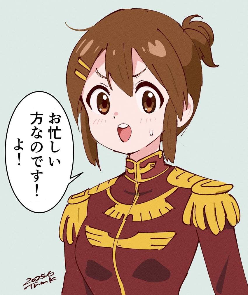 hirasawa yui, toyosaki aki, and cecilia irene (gundam and 2 more) drawn by tsunemoku