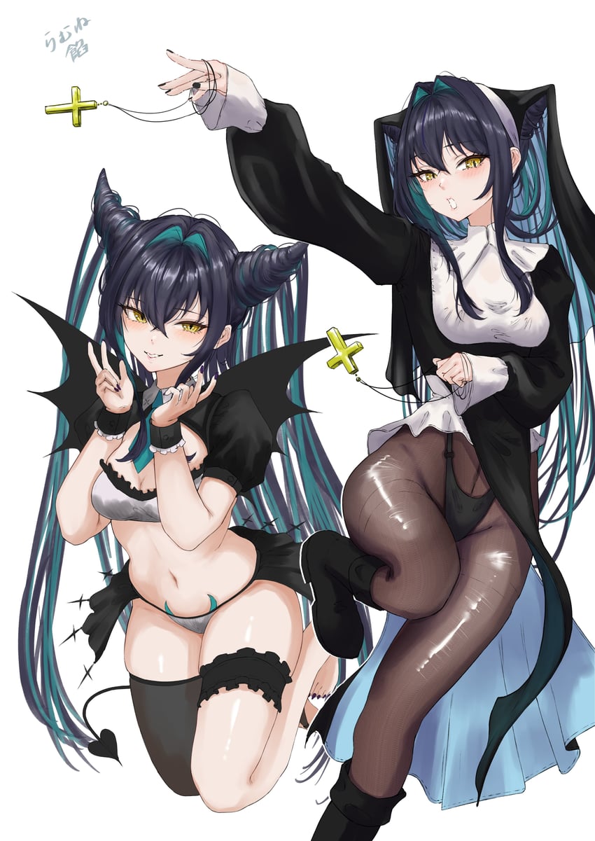little mermaid (goddess of victory: nikke) drawn by ramuneogura