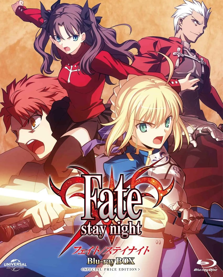 artoria pendragon, saber, tohsaka rin, emiya shirou, and archer (fate and 1 more) drawn by takeuchi_takashi