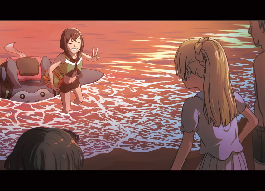 lillie, selene, and mantine (pokemon and 1 more) drawn by ruidusxyq