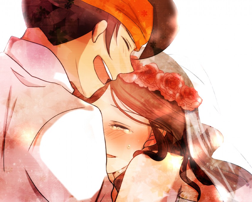 endou mamoru and raimon natsumi (inazuma eleven go and 1 more) drawn by ren_(palette)