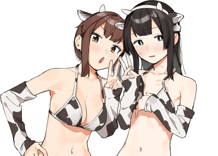 kotobuki hisako and terui arisu (seitokai ni mo ana wa aru!) drawn by muchi_maro