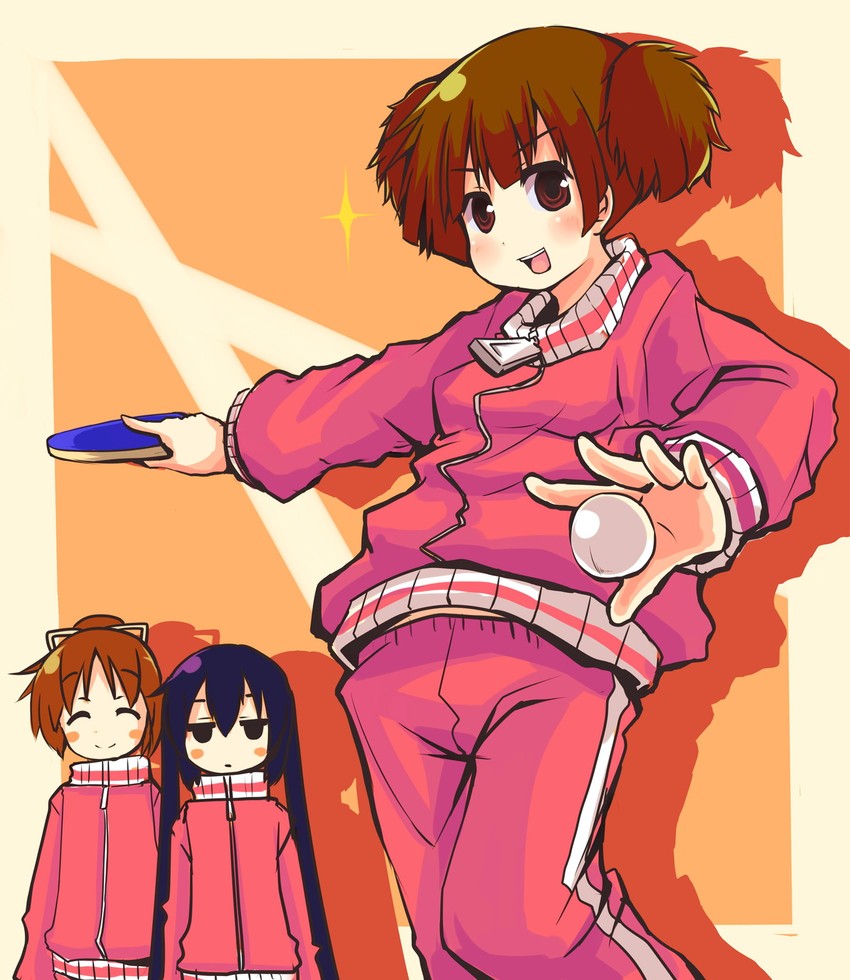 nakano azusa, hirasawa ui, and suzuki jun (k-on!) drawn by shouma_keito