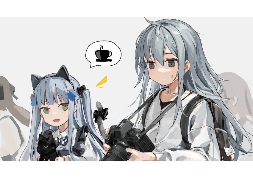 ump9, g11, hk416, and ump45 (girls' frontline) drawn by yuki_hotaru