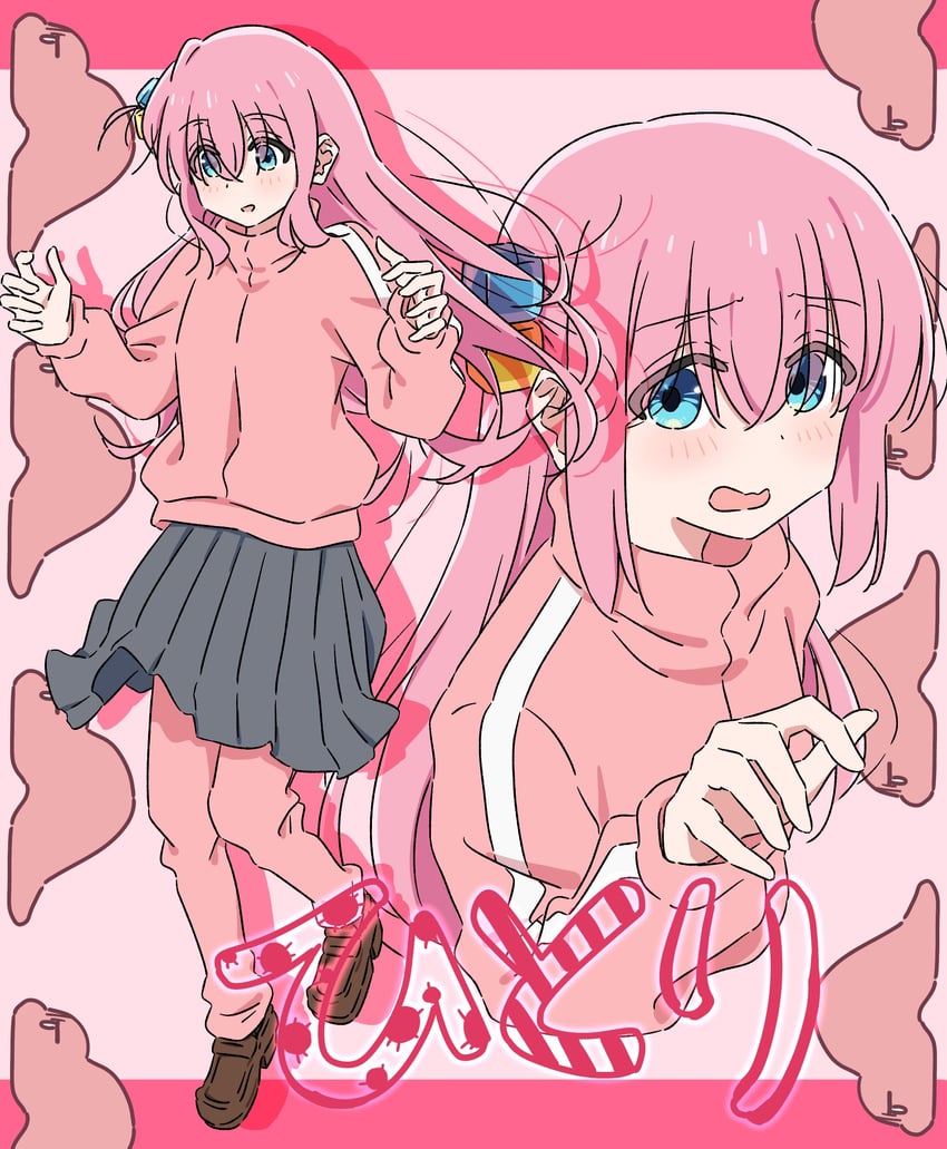 gotoh hitori (bocchi the rock!) drawn by mayo_(oekaki_bibbi)