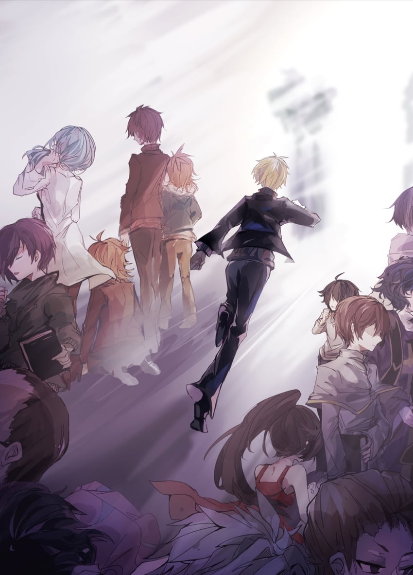 utsugi noriyuki, atou haruki, harada minoru, isoi reiji, kanou aogu, and 10 more (saibou shinkyoku) drawn by kiyowa