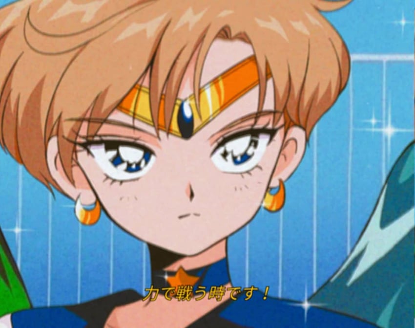 ten'ou haruka and sailor uranus (bishoujo senshi sailor moon) drawn by honeymoonpetal