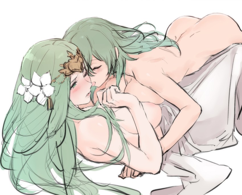 female byleth and rhea (fire emblem and 1 more) drawn by kisetsu