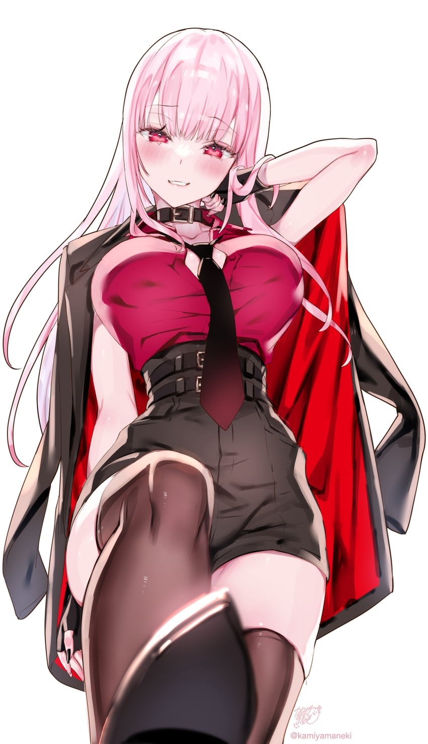 mori calliope (hololive and 1 more) drawn by kamiya_maneki