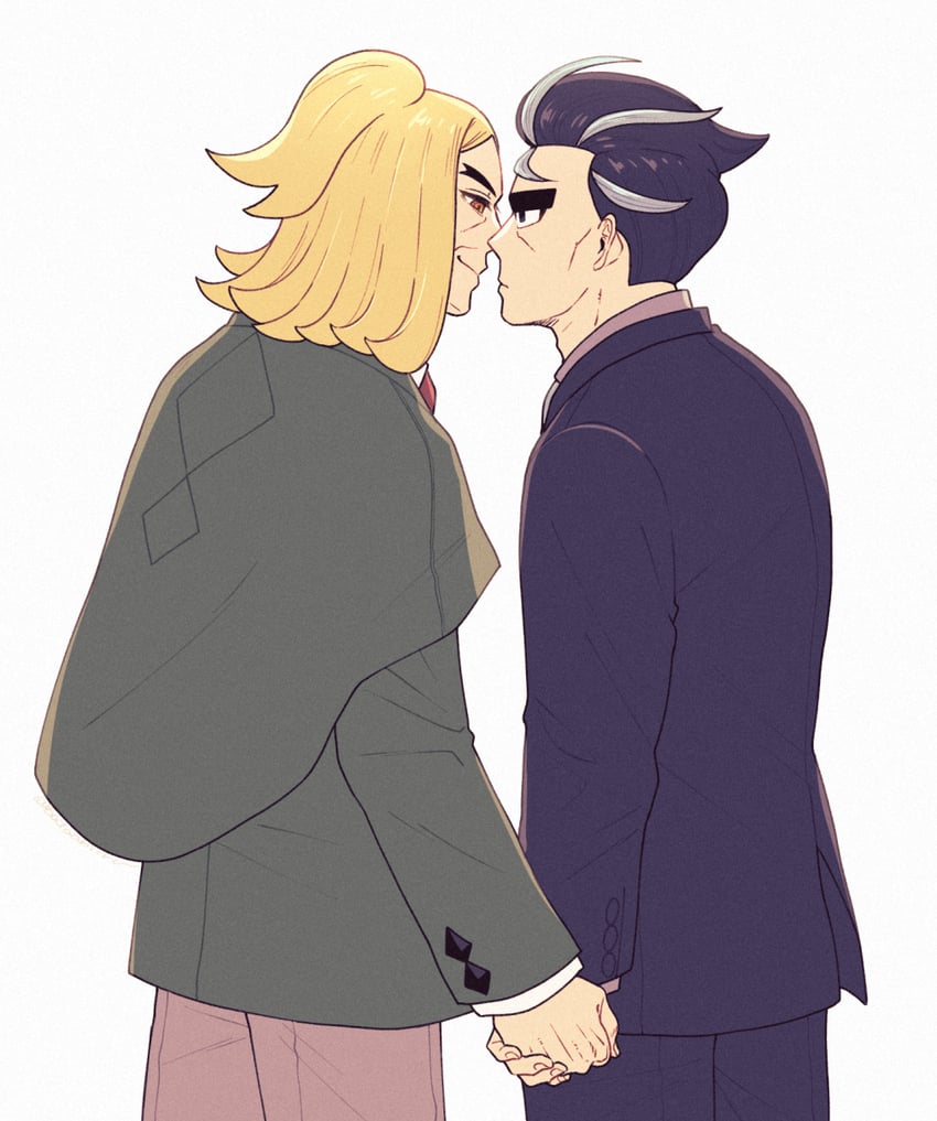 larry and hassel (pokemon and 1 more) drawn by batabiru
