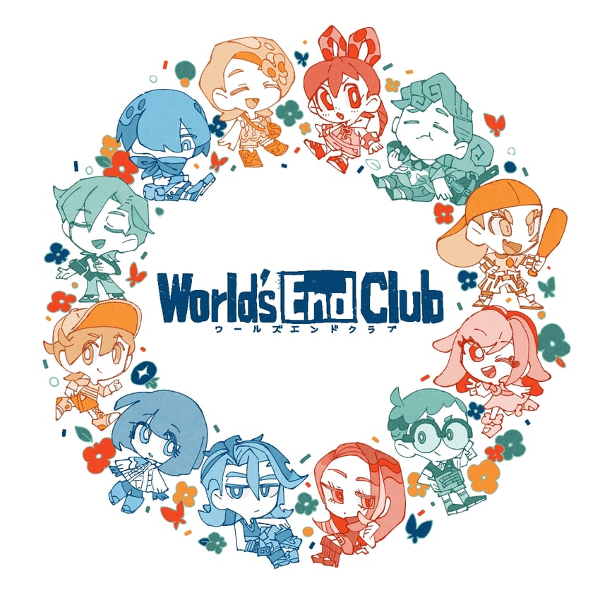 vanilla, nyoro, pochi, yuki, pai, and 7 more (world's end club) drawn by nekopon1478