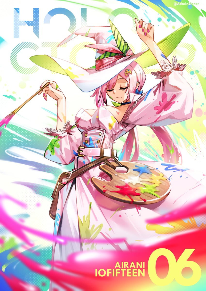 airani iofifteen (hololive and 1 more) drawn by adarin