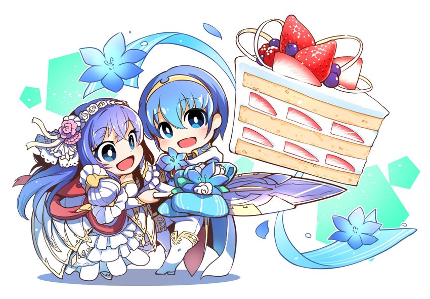 marth and caeda (fire emblem and 2 more) drawn by nakabayashi_zun